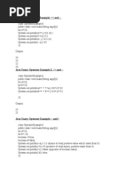 Java Operators - Loops Basics