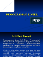 Pemograman Linier