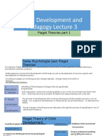 Child Development and Pedagogy Lecture 4