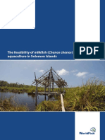 The Feasibility of Milkfish (Chanos Chanos) Aquaculture in Solomon Islands