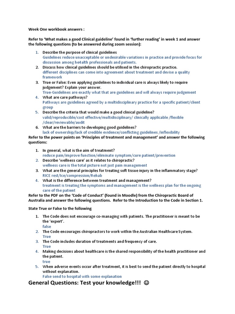 Clinical Guidelines and Chiropractic Practice | PDF | Chiropractic | Nerve