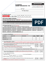 Query Form for NTS Screening Test