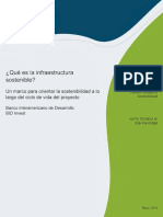 Qué Es La Infraestructura Sostenible Un Marco para Orientar La Sostenibilidad A Lo Largo Del Ciclo de Vida Del Proyecto PDF