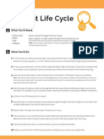 Science for Kids Plant Life Cycle Experiment Worksheet