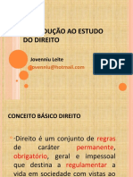 Introduçao ao estudo de direito