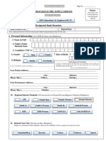 Online Deposit Slip From Designated Bank Branches.: Application Form