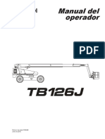 TB126J - Manual del operador de plataforma aérea