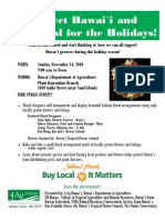 Buy Local For The Holidays 2010 Flyer