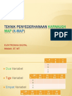 Teknik Penyederhanaan: Karnaugh MAP