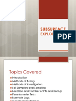 Subsurface Exploration (Site Investigation) PDF