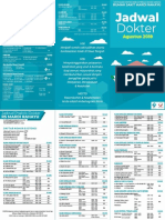 Jadwal Dokter Agustus 2018