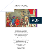 Six Blind Men and the Elephant Poem