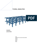 STRUCTURAL ANALYSIS REPORT