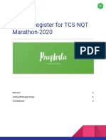 How To Register For Tcs NQT Marathon-2020: Prepinsta