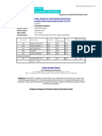 Central Board of Secondary Education Secondary School Examination (Class X) 2019