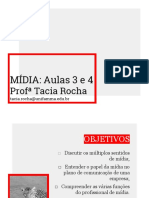 Aulas 3 e 4 - Capítulo 1 - Estrutura e Principais Atividades de Mídia 1-2019