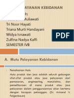 6 Mutu Pelayanan Kebidanan