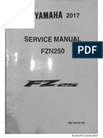 Service Manual FZ25/Fazer 250 2017