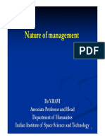 Nature of Management Nature of Management