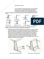 Retaining Wall Types, Processes and Excavation Methods