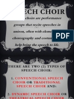 Speech Choir Final Ppt