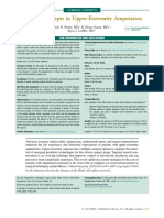 Current Concepts in Upper Extremity Amputation