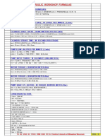 Hydraulic calculation