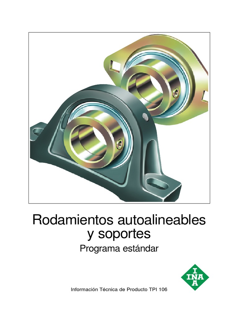 Rodamientos Autoalineables y Soportes | PDF | Tornillo | Materiales