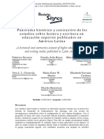 Navarro Et Al_2016_Panorama Histórico y Contrastivo de Los Estudios Sobre Lectura y Escritura