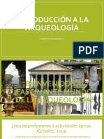 Introducción A La Arqueología Clase 1 PDF