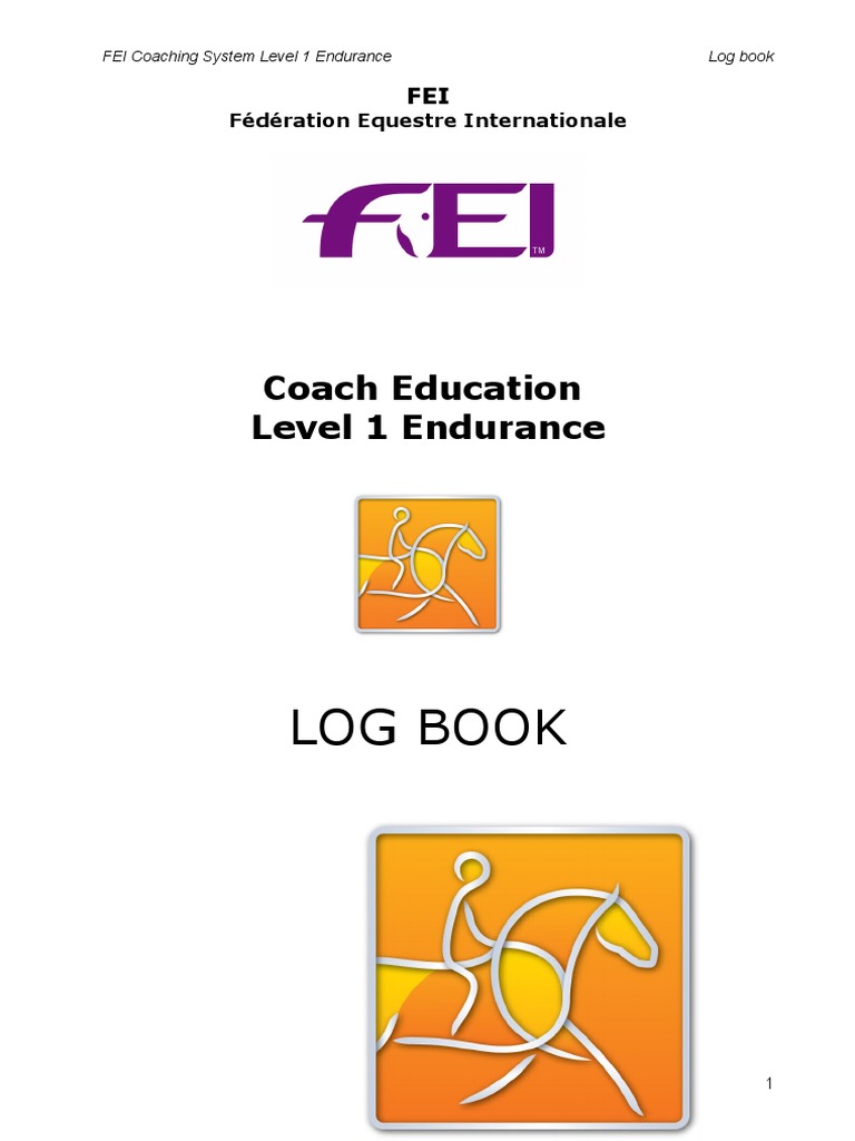 Fei Log Book | Download Free PDF | Horse Gait | Horses