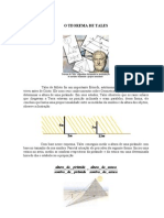 Lei de Correspondência Do Teorema de Tales