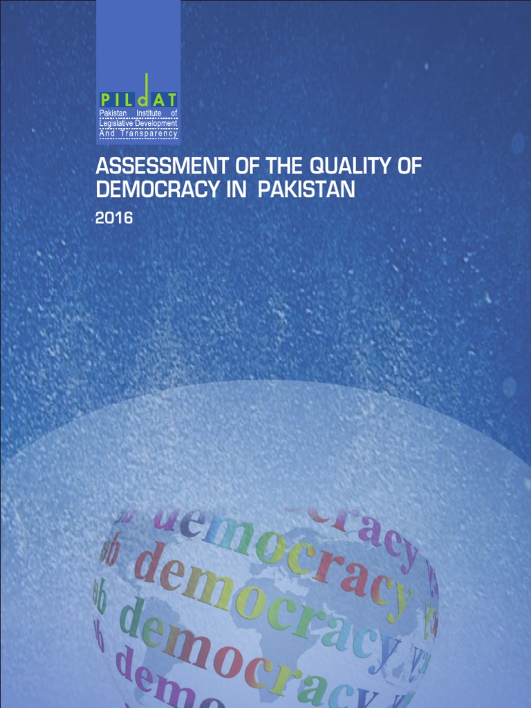 Assessment of The Quality of Democracy in Pakistan | PDF | Judiciaries ...