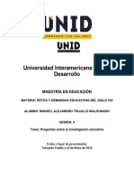  Preguntas Sobre Investigación Educativa