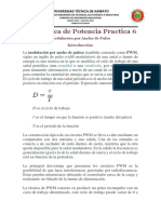 Electronica de Potencia Práctica Modulación Por Ancho de Pulso PWM