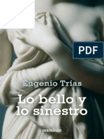 Lo Bello y Lo Siniestro. Eugenio Trias PDF