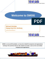 Welcome To SMDG: Michael Schröder Hapag-Lloyd AG, Hamburg