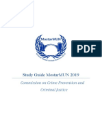 Study Guide Mostarmun 2019: Commission On Crime Prevention and Criminal Justice