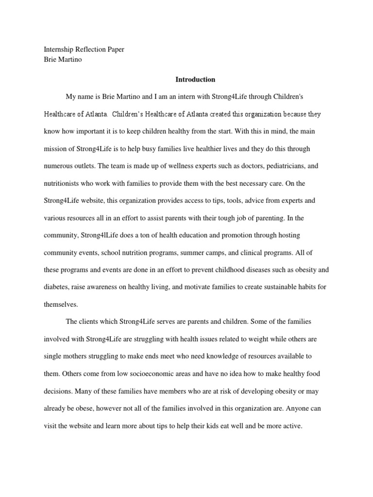 Internship report of hospital image