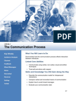 The Communication Process: Key Words