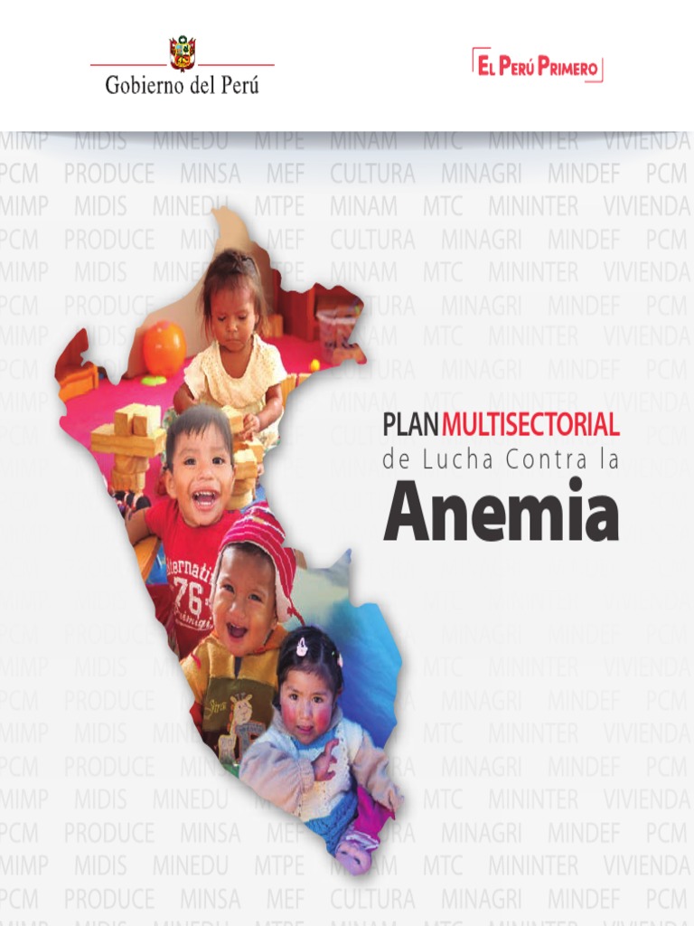 Plan Multisectorial de Lucha Contra La Anemia v3 PDF | PDF | Infancia ...