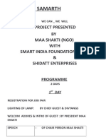 Samarth: A Project Presented BY Maa Shakti (Ngo) With Smart India Foundation (Ngo) & Shidatt Enterprises