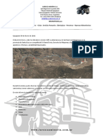 CUBIERTAS PARA MINERIA Informe Visita Tecnica PDF