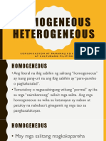 Homogeneous Heterogeneous Na Wika