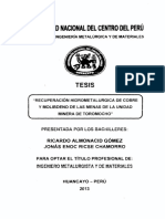 Universidad Nacional Del Centro Del Perú: L - M-IN - E - R - A - o - e J