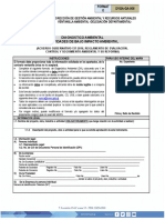 Diagnostico Ambiental Actividades de Bajo Impacto Ambiental