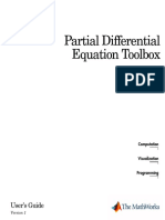 Partial Differential Equations Toollbox For Matlab PDF