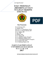 Buku Pedoman Pembimbingan Dan Penulisan Sripsi Fakultas Pertanian Unram 2017 Siap Cetak PDF