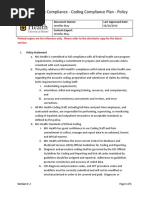 Cc12 Coding Compliance Plan