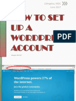 HOW TO SET UP A WORDPRESS ACCOUNT (1).pptx